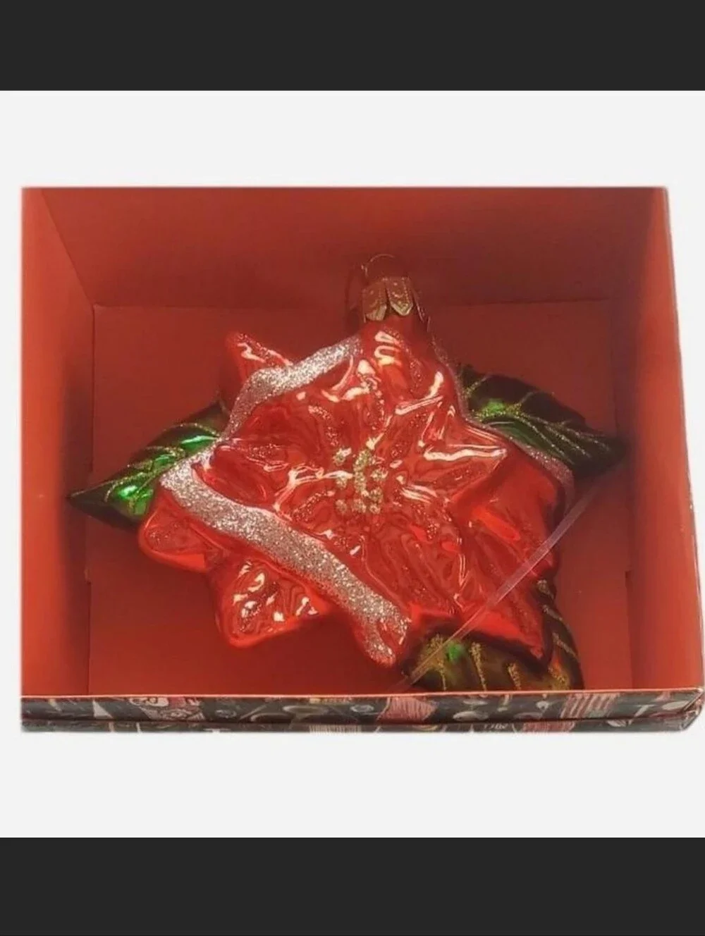 Target poinsettia ornament